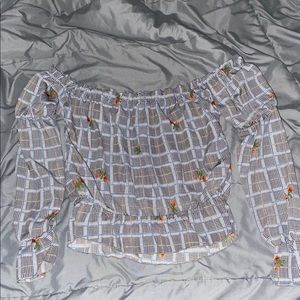 Fashion nova off the shoulder top